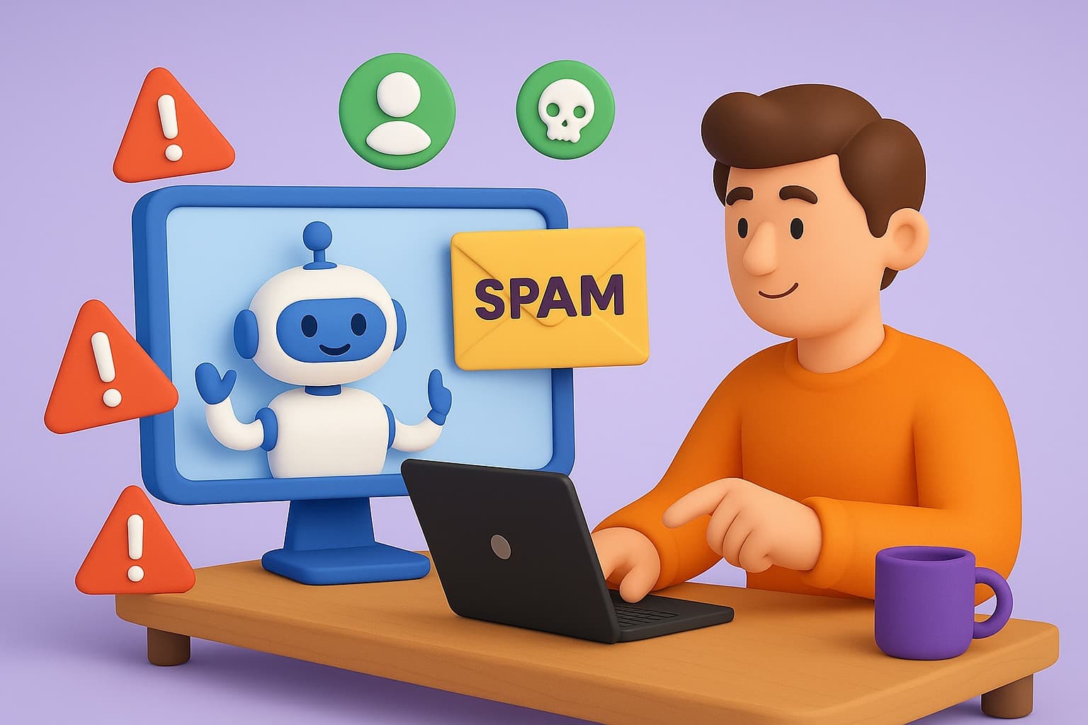 AI spam and phishing